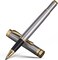 Ballpoint Pens, Stunning Silver Chrome Metal Pen with Golden Trim, Best Ball Pen Gift Set for Men & Women, Professional, Executive, Office, Nice Pens-Gift Box with 0.5mm Extra Black Refill